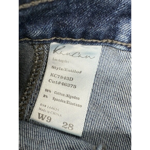 KanCan Jeans Women's 9/28 Blue Medium Wash Avery High Rise Cargo Pocket Casual - Picture 6 of 12